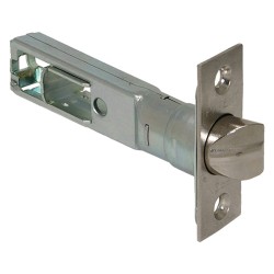 SCROCCO TUBOLARE PER SERRATURA PREMI/APRI 'NOVA' E 60 mm - frontale ottone nichel. (PZ 1)