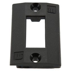 CONTROBORDO 'P1289' PER SERRATURA PREMI/APRI 'NOVA nylon nero (PZ 1)