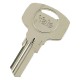 CHIAVE OTTONE NICHELATO lunghezza 23,65 mm - 4 perni (PZ 10)