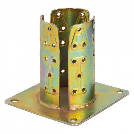 SUPPORTO PER PILASTRI TONDI ART.922 Ã˜ mm 82 - base 150 x 150 (PZ 1)