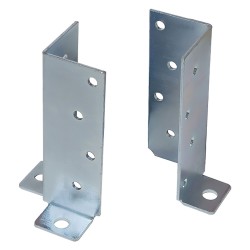 SUPPORTO PER PILASTRI mm 45 x 45 x 130 - sp.2,5 (PZ 20)