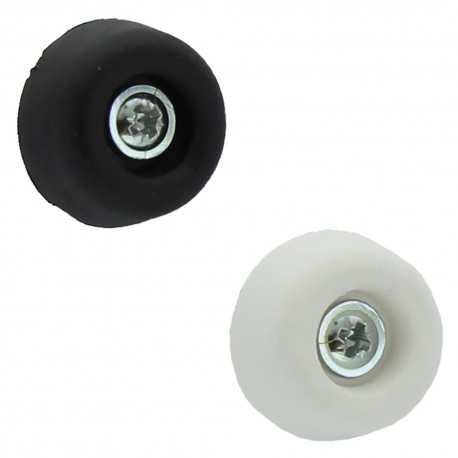 SOTTOSEDIA CONICO CON VITE mm 30 - colore nero (PZ 100)