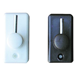 GANCIO ADESIVO IN PLASTICA PER BRIS BRIS bianco (PZ 100)