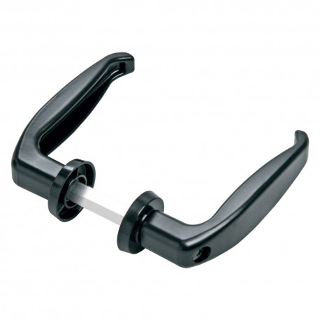 MANIGLIA PER PORTA IN FERRO ART. 210 distanza quadro/maniglia mm. 5060 (PZ 20)