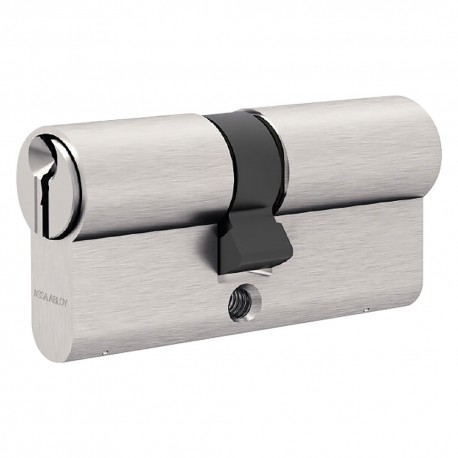 CILINDRO PROFILATO DOPPIO SERIE 'GEMMA' mm 25+10+35  70 (30+40) ottone (PZ 1)