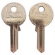 CHIAVE OTTONE NICHELATO '020079' lunghezza 24,3 mm - 4 spine (PZ 10)