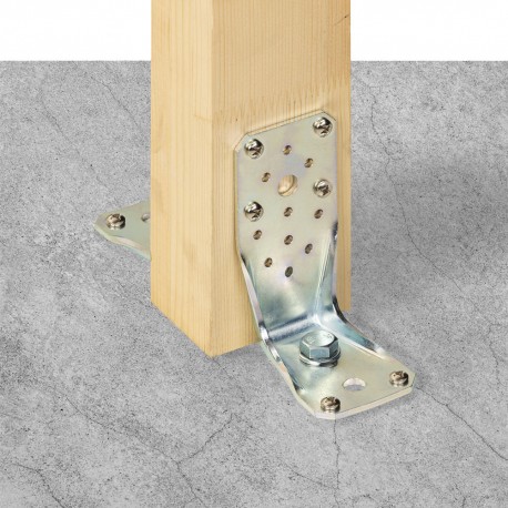 GIUNZIONE AD ANGOLO RINFORZATA ART.764CR mm 65 x 88 x 450 (PZ 5)