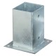 SUPPORTO PER PILASTRI ART.799 mm 201 x 201 (bicchiere) - 270 x 270 (piastra) (PZ 1)