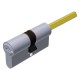 CILINDRO PROFILATO PER POMOLO SERIE 'EVO K1' mm 25+10+35  70 (30+40) cromo satinato (PZ 1)