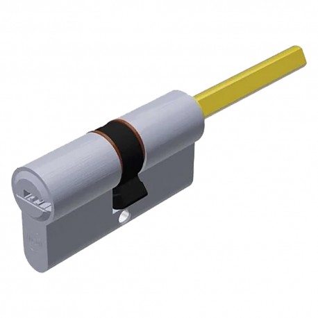 CILINDRO PROFILATO PER POMOLO SERIE 'EVO K1' mm 25+10+35  70 (30+40) cromo satinato (PZ 1)
