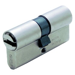 CILINDRO SAGOMATO 'R6' mm 23+10+23  56 nichelato (28+28) (PZ 1)