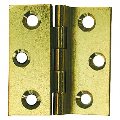 CERNIERA MEZZA ZANCATA HxL mm 50x40 - bronzata (PZ 24)