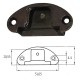 BASETTA PER CERNIERE MOBILI 'A0069' bronzata (PZ 50)