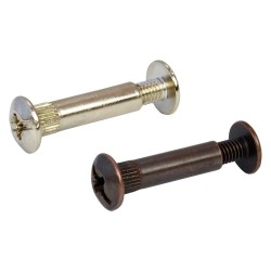 GIUNZIONE PER MOBILI mm 31 - finitura nichelata (PZ 250)