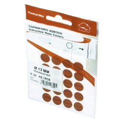 COPRIFORO ADESIVO colore noce (CF 5)