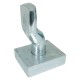 PERNO E PIASTRA PER CARDINE mm 24 (110/24 + 115/24) - portata 300 kg (PZ 10)