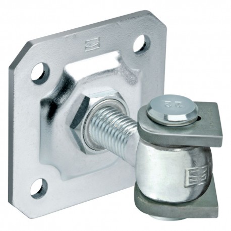 CARDINE CON ALI E PIASTRA ART. 163 M 18 - portata 125 kg (PZ 1)