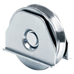 RUOTA PER CANCELLI GOLA A 'Y' ART. 330Y Ã˜ 98 - portata 200 kg (PZ 6)