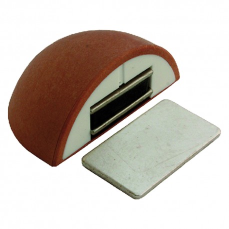 BLOCCAPORTA MAGNETICO mm 52 x 32 - finitura ciliegio (PZ 1)