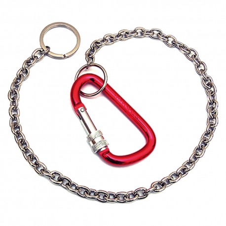 MOSCHETTONE CON CATENA Tipo grande c/catena cm 45 (PZ 1)