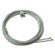 FUNE ACCIAIO ZINCATO PRETAGLIATA GANCIO A 'T' mm 4 x 3,0 mt (PZ 1)
