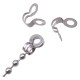 TERMINALE 'EASY' PER CATENA Ã˜ 3,6 mm / cf.25 pezzi - ottonato (CF 1)