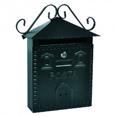 CASSETTA POSTALE cm 30 x 10 x H 36 - rame antracite (PZ 1)