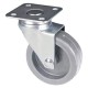 RUOTA PER MOBILI ART. 220 Ã¸ 60 - piastra mm 60x60 - grigia (PZ 1)