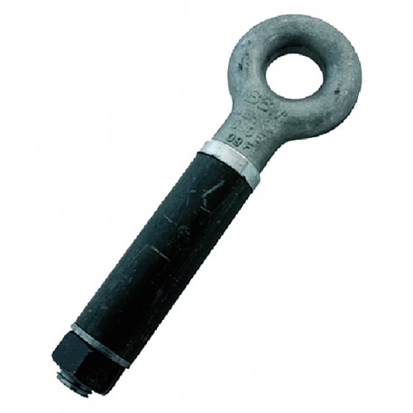 OCCHIONE GIREVOLE PER TIMONE Kg 6000 (massa trainabile) - lungh. cm 27 foro mm 45 (PZ 1)