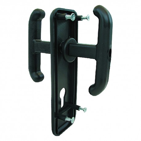 MANIGLIE PER PORTE BASCULANTI ART. 433 con placca (CF 1)