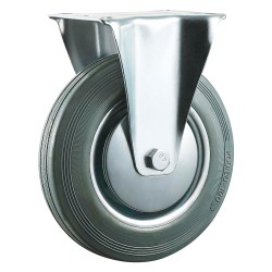 RUOTA PER CARRELLI Ã¸ mm 80 - piastra mm 105 x 85 - capacitÃ  kg 60 (PZ 1)