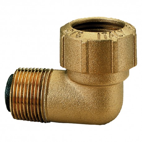 RACCORDO A "L" MASCHIO Ã¸ 20 x 1/2 (PZ 5)