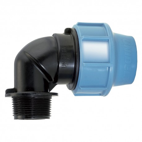 GOMITO A 90Â° CON DERIVAZIONE MASCHIO Ã˜ 32 x 1 (PZ 5)