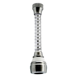 AERATORE A SNODO FLESSIBILE BIMATERIALE LUNGO 2 getti (PZ 1)