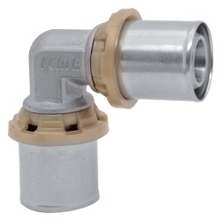RACCORDO A PRESSARE CURVO DOPPIO 'ART. 403' 20 x 20 (PZ 10)