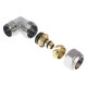 RACCORDO A STRINGERE CURVO 'ART. 534 / 544' 'art.544' - 20 x 1/2 - maschio (PZ 1)