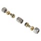 RACCORDO A STRINGERE DIRITTO DOPPIO 'ART. 530 / 540' 'art.530' - 16 x 16 (PZ 1)