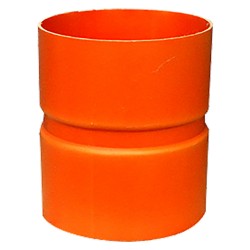 MANICOTTO CON BATTENTE IN PVC Ã˜ 80 (PZ 1)