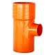 DERIVAZIONE A 'T' RIDOTTA 87Â° IN PVC Ã˜ 125 / 50 (PZ 1)