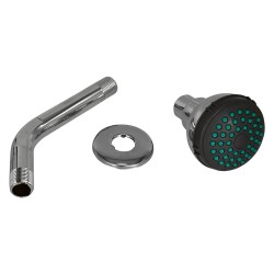 SOFFIONE PER DOCCIA LINEA 'DARK GREY' ABS cromato (PZ 1)