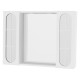 SPECCHIERA DA BAGNO PENSILE DOPPIO 'OLTEA' art. 940 led - laccata bianca (PZ 1)