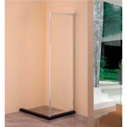 PANNELLO CRISTALLO FISSO PER BOX DOCCIA 'DIAMANTE' cm 80 x H 185 (PZ 1)