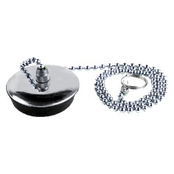 TAPPO CON CATENA Ã¸ 52 per lavabo (PZ 12)