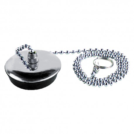 TAPPO CON CATENA Ã¸ 52 per lavabo (PZ 12)