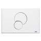 PLACCA DUO 'FIDIA' PER 'MONOLITH 9.0' bianca (PZ 1)