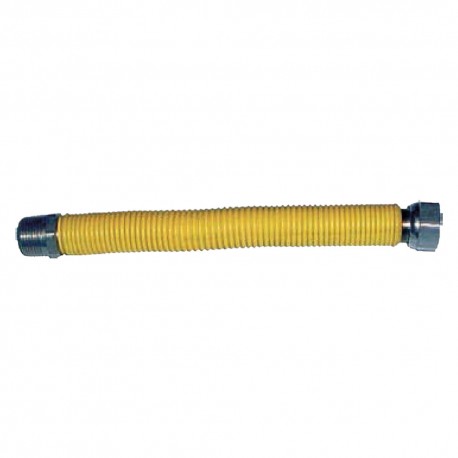 FLESSIBILE ESTENSIBILE RIVESTITO PER GAS MF 1/2' - da 100 a 200 mm - DN15 (PZ 1)