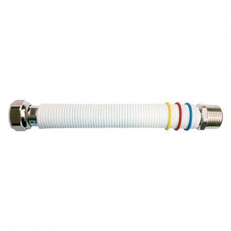FLESSIBILE ESTENSIBILE RIVESTITO PER GAS / ACQUA SANITARIA MF 1/2' - da 100 a 200 mm - DN15 (PZ 1)