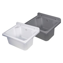 PILOZZO LAVATOIO DA PARETE 'MINI' cm 42,5 x 34 x h.20 - bianco (PZ 1)