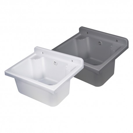 PILOZZO LAVATOIO DA PARETE 'MINI' cm 42,5 x 34 x h.20 - bianco (PZ 1)