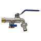 RUBINETTO CON PRESA SUPPLEMENTARE 1/2x3/4 (PZ 1)